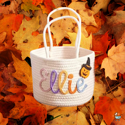 Panier Friandises Halloween Personnalisé