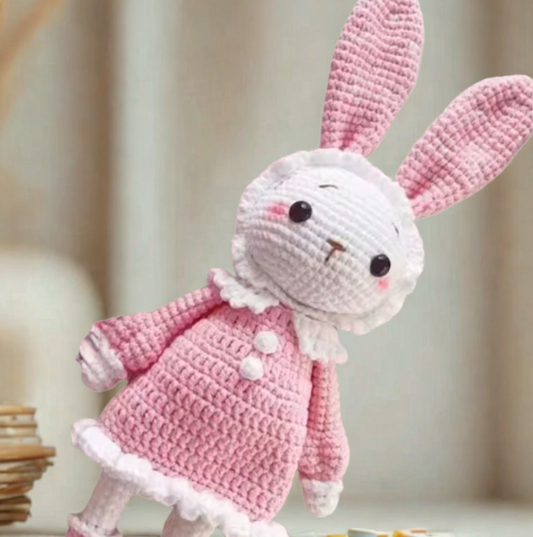 🐰 Lapins en Laine Faits Main