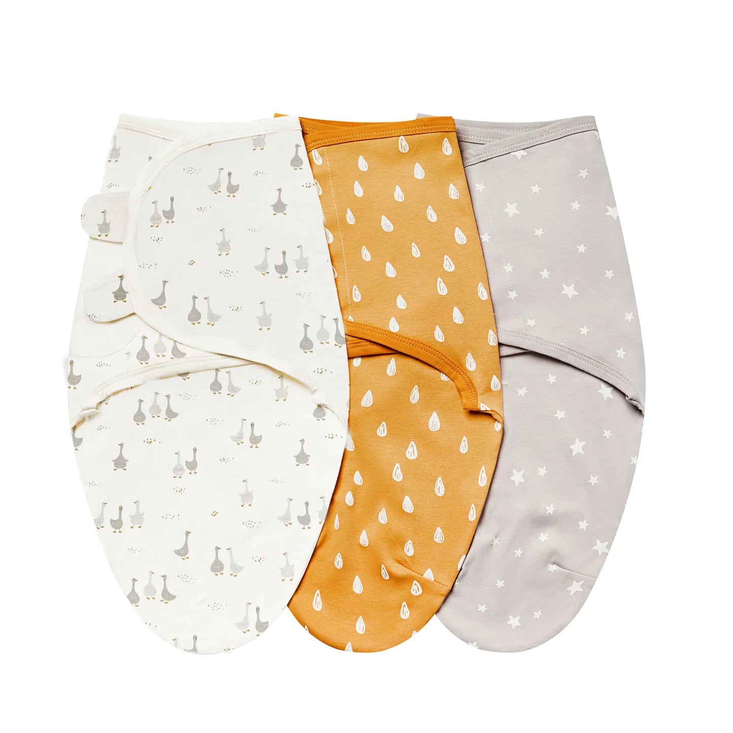 3 Cocons d’Émmaillotage Bébé – 100 % Coton Doux