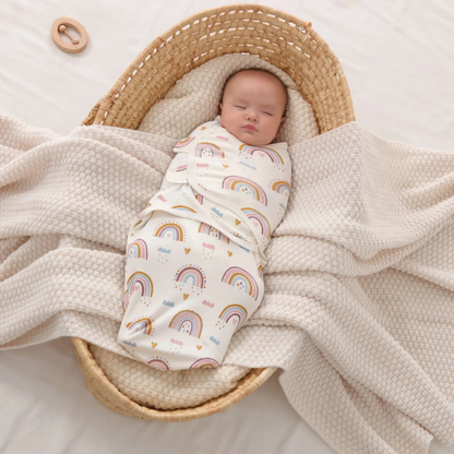 3 Cocons d’Émmaillotage Bébé – 100 % Coton Doux