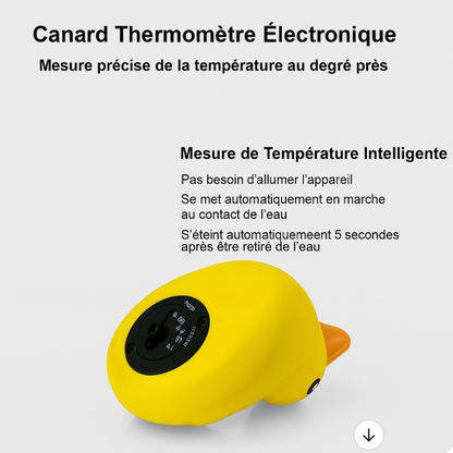 Thermomètre de Bain Bébé – Petit Canard Jaune Flottant