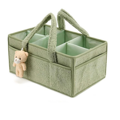 Organisateur de couches Vert-Rose-Beige