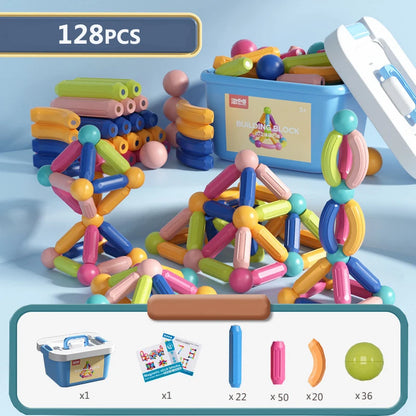 🧲 Le Coffret Créatif de Lyly – Bâtonnets magnétiques éducatifs