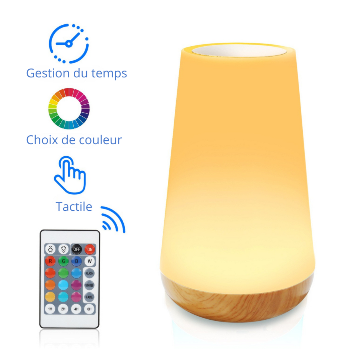 Lampe d'Ambiance Multicolore pour Chambre de Bébé