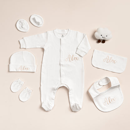 Coffret de Naissance Personnalisé – Idéal pour la Sortie d’Hôpital
